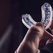 Mouthguard to protect dental implants in Los Alamitos